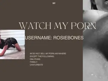 Chaturbate Adult Video Chat of rosiebones