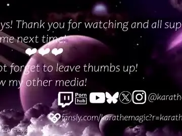 Chaturbate Best live sex cam show of karathemagic