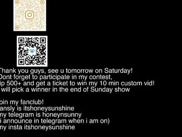 Chaturbate Live Sex Cam of honey_sunshine