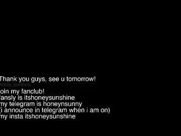 Chaturbate Nude Webcam of honey_sunshine