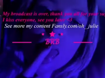 Chaturbate Live Porn of oh_julie