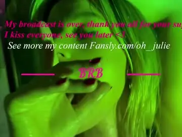 Chaturbate Live Porn of oh_julie
