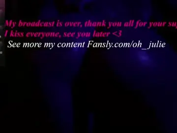 Chaturbate Adult Webcam of oh_julie