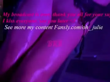 Chaturbate Adult Webcam of oh_julie