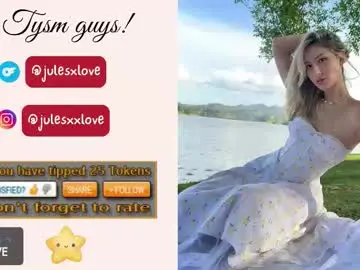 Chaturbate Best live sex cam show of julesxdann