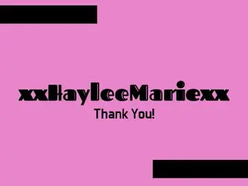 Chaturbate Sex Chat of xxhayleemariexx