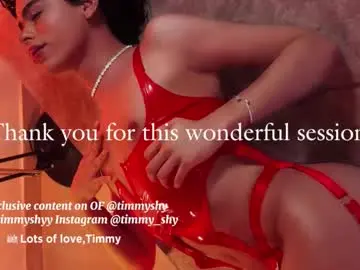 Chaturbate Live Sex of timmyshy
