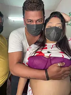 Stripchat Best live sex cam show of Indian_couple_35